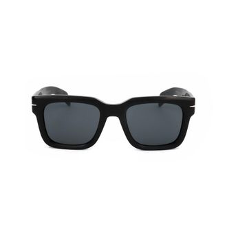 David Beckham Grey Rectangular Mens Sunglasses DB 7100/S 0807/IR 52