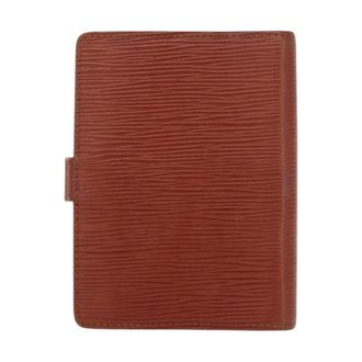 Louis Vuitton Pre-owned Wallets, unisex, Brown, Size: ONE SIZE Pre-owned Vintage Textured Leather Organizer Wallet