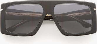 Victoria Beckham Oversized Flat Top Frame In Black