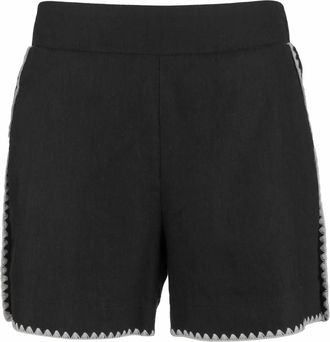 Kut from the Kloth Womens Nicolette Bermuda Shorts In Black