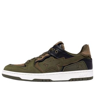 A Bathing Ape Sk8 Sta 6 Olivedarb 1K30-191-313-OLVDARB