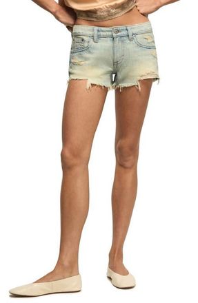 Lucky Brand Festival Ripped Cutoff Denim Shorts in Beach Bum Wash at Nordstrom, Size 30