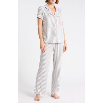 Tart Ginnie Butter Soft Pajamas in Pinstripe - Gray at Nordstrom Rack, Size X-Large