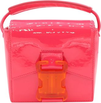 Christopher Kane Safety Buckle Cross-Body Bag in Pink Patent