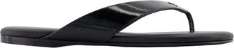 Courr&egrave;ges Vinyl Slippers - Dames - Slippers - Zwart - 37 EU - Katoen - Schoenen