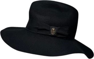 Emilio Pucci Pre-owned Accessories, female, Black, Size: ONE SIZE Pre-owned Wool Hat