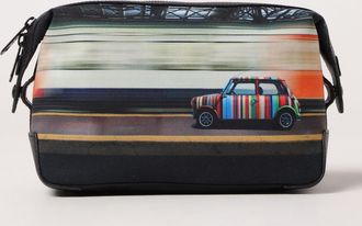 Paul Smith Beauty case in poliestere stampata Paul Smith