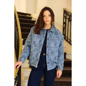 La petite &eacute;toile Geborduurd gewatteerd jasje, VANDA