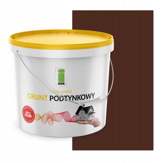 OEM Imprimaci&oacute;n Para Revestimiento De Fachadas De Silicona, Color Caoba Marr&oacute;n, 15 Kg