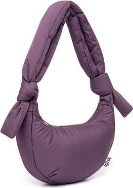 Lefrik Biwa Puffy Micro Bag in Plum at Nordstrom