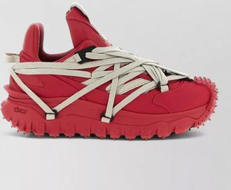 Rick Owens leather high-top sneakers