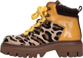 Maze Cassiopea Enkellaars - Dames - Veterlaarzen - Veelkleurig - 36 EU - Leer - Schoenen