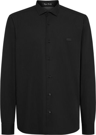 Philipp Plein Sugar Daddy cotton shirt - men - Cotton - S - Black