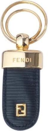 Fendi Pre-owned Leren Sleutelhoes - Dames - Vintage Accessoires - Blauw - ONE Size - Leer - Vintage