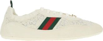 Gucci Sneakers, female, White, Size: 11 US Shift GG Crystal Sneaker