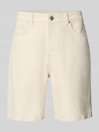 Selected Relaxed Fit Jeansshorts aus Baumwoll-Mix Modell LOOSE ALEX SUMMER in Offwhite, Gr&ouml;&szlig;e XL