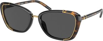 Tory Burch TY9074U 194087 Womens Sunglasses Black Size 54