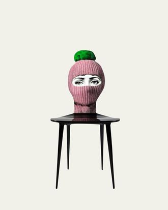 Fornasetti Chair Lux Gstaad Pink/Green Pompom
