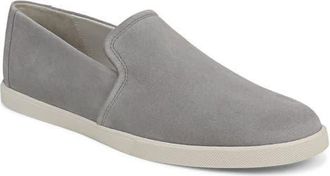 Vince Sean Suede Loafer Sneaker in Smoke Grey at Nordstrom, Size 10.5