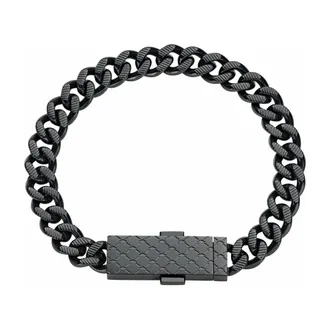 Aston Martin AML Icon Armband - Heren - Accessoires - Zwart - Maat: ONE Size