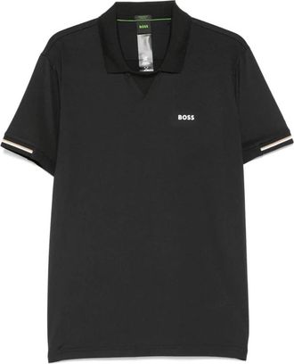HUGO BOSS Palle Mesh Polo - Heren - Polos - Zwart - 2XL - Polyester - Tops