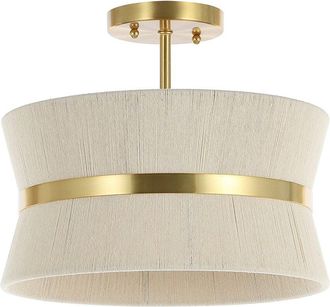 Safavieh Desert 3-Light 13In Semi Flush Mount