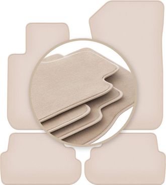 OEM Alfombrillas Premium Beige Para: Bmw 1 E88 Cabrio 2004-2011