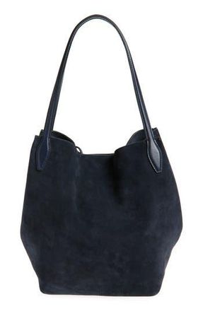 Madewell The Suede Shopper Tote in Deep Indigo at Nordstrom Rack