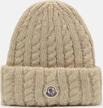 Moncler WOMENS ARCHIVE LOGO HAT Size: OS, colour: PINK