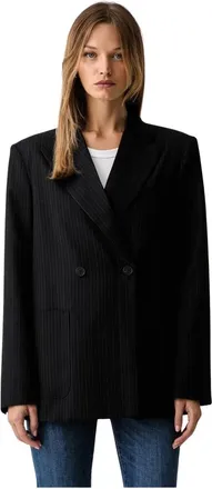 Vicolo Blazer doppiopetto - - Jackets - Donna - Blu - L