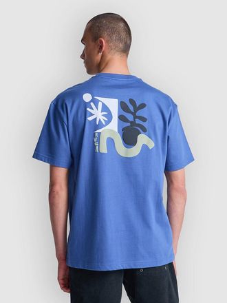 Rvca Cut Out T-Shirt blauw
