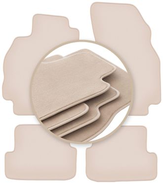 OEM Alfombrillas Beige Premium Para Renault Megane Ii Hatchback 2002-2008