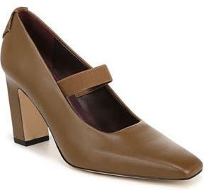 Franco Sarto Flexa Bria Square Toe Pump in Brown at Nordstrom Rack, Size 7.5