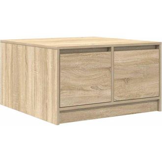 vidaXL Tavolino da Salotto con Cassetti Rovere Sonoma 70,5x70x40 cm - Vidaxl