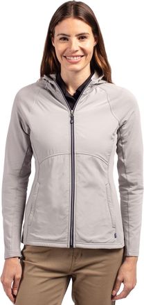 Cutter & Buck Adapt Eco Knit Hybrid Recycled Womens Full Zip Jacket