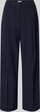 Seductive Weite Hose in verk&uuml;rzter Passform Modell SLOANNE in Marine, Gr&ouml;&szlig;e 32