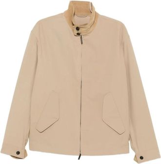 Emporio Armani Nylon Bomberjack - Heren - Zomerjassen - Beige - L - Nylon - Jassen