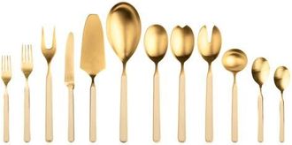 Mepra Fantasia Ice Gold Flatware Set - 67 Pieces in Sesame at Nordstrom