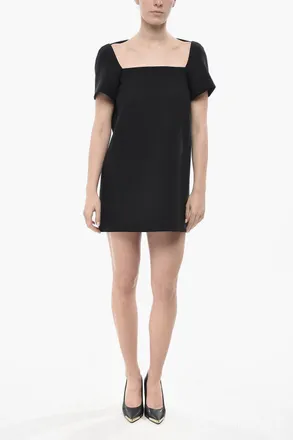 Khaite Mini Dress BENJI with Straight Fit Design Khaite