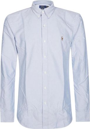 Polo Ralph Lauren SL BD PPC SP Long Sleeve Sport Shirt - Heren - Zakelijke Overhemden - Blauw - M - Katoen - Overhemden
