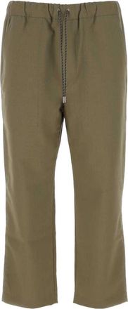 OAMC Militaire groene wollen broek - Heren - Vrijetijds broeken - Groen - L - Wol - Broeken