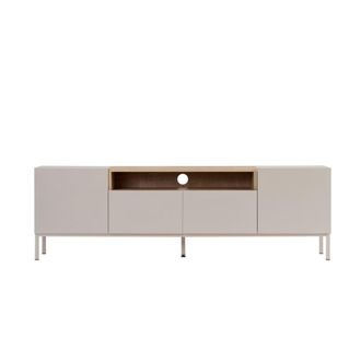 Calicosy Mueble tv 4 puertas 1 nicho l160 cm - cachemira