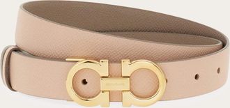Ferragamo Women Gancini reversible and adjustable belt Pink