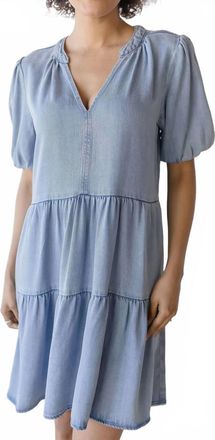 Velvet Heart Marscina Mini Dress In Catalina Sky