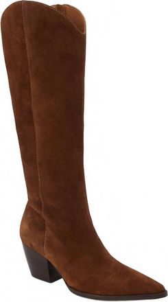 Matisse Footwear Womens Bellamy Suede Tall Boot In Coffee