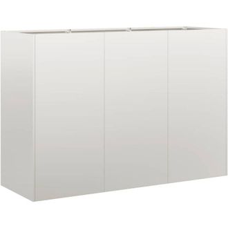 vidaXL Jardinera 120x40x80 Cm Acero Inoxidable Vidaxl