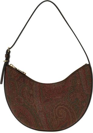 Etro Small Essential Arnica Hobo Bag - Dames - Schoudertassen - Bruin - ONE Size - Katoen - Tassen