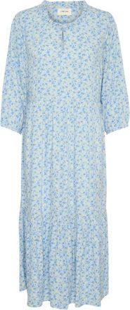 Cream Crtiah Midi Jurk - Dames - Casual kleedjes - Blauw - M - Kleedjes