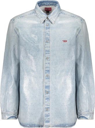 Diesel D Simply Overshirt - Heren - Spijkeroverhemden - Blauw - M - Katoen - Overhemden