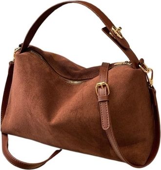 Generic Retro Bag For Womens Textured Frosted Shoulder With Large Capacity Crossbody Commuting Tote(Clear)